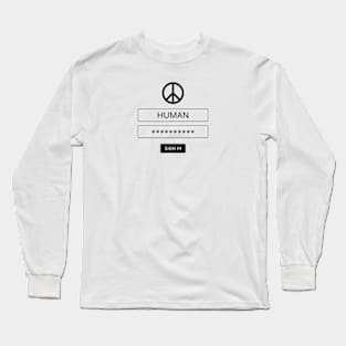 SIGN IN Long Sleeve T-Shirt